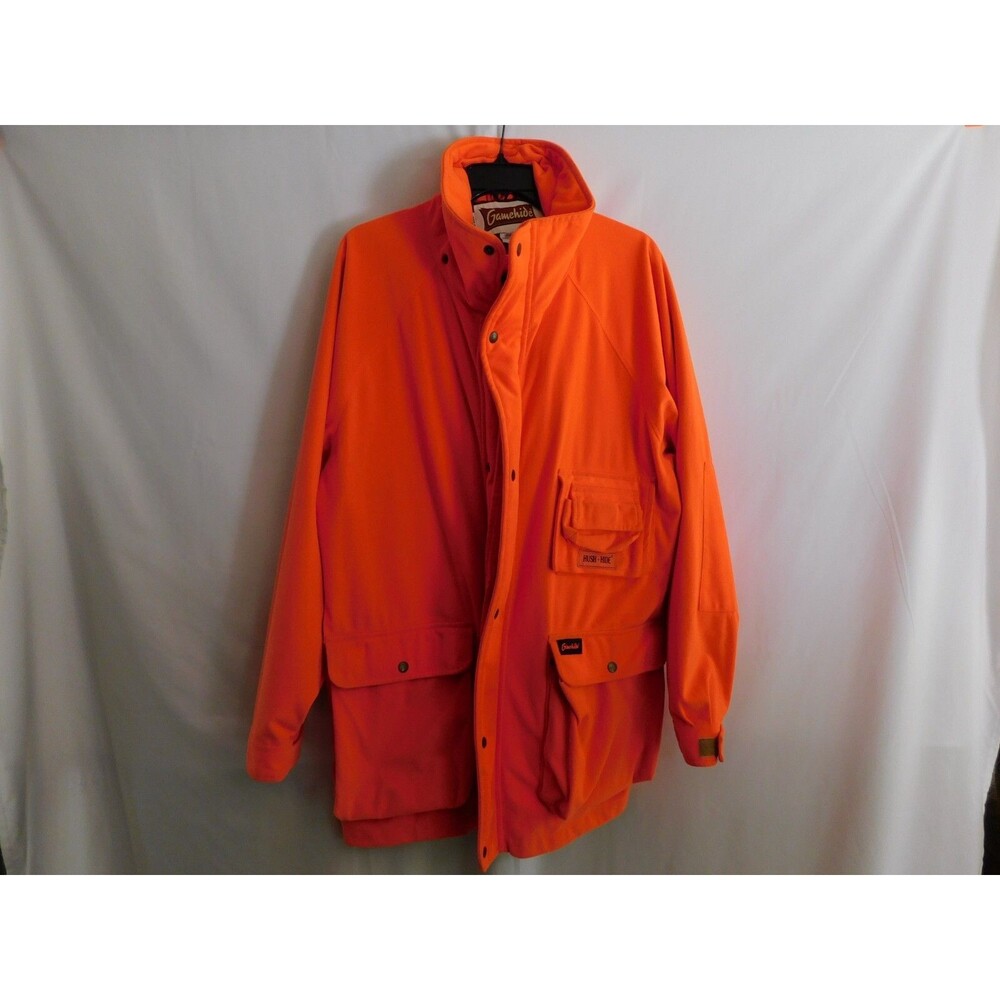 Gamehide Coat Men's Insulated Hunting Jacket Orange Coat Size XL*